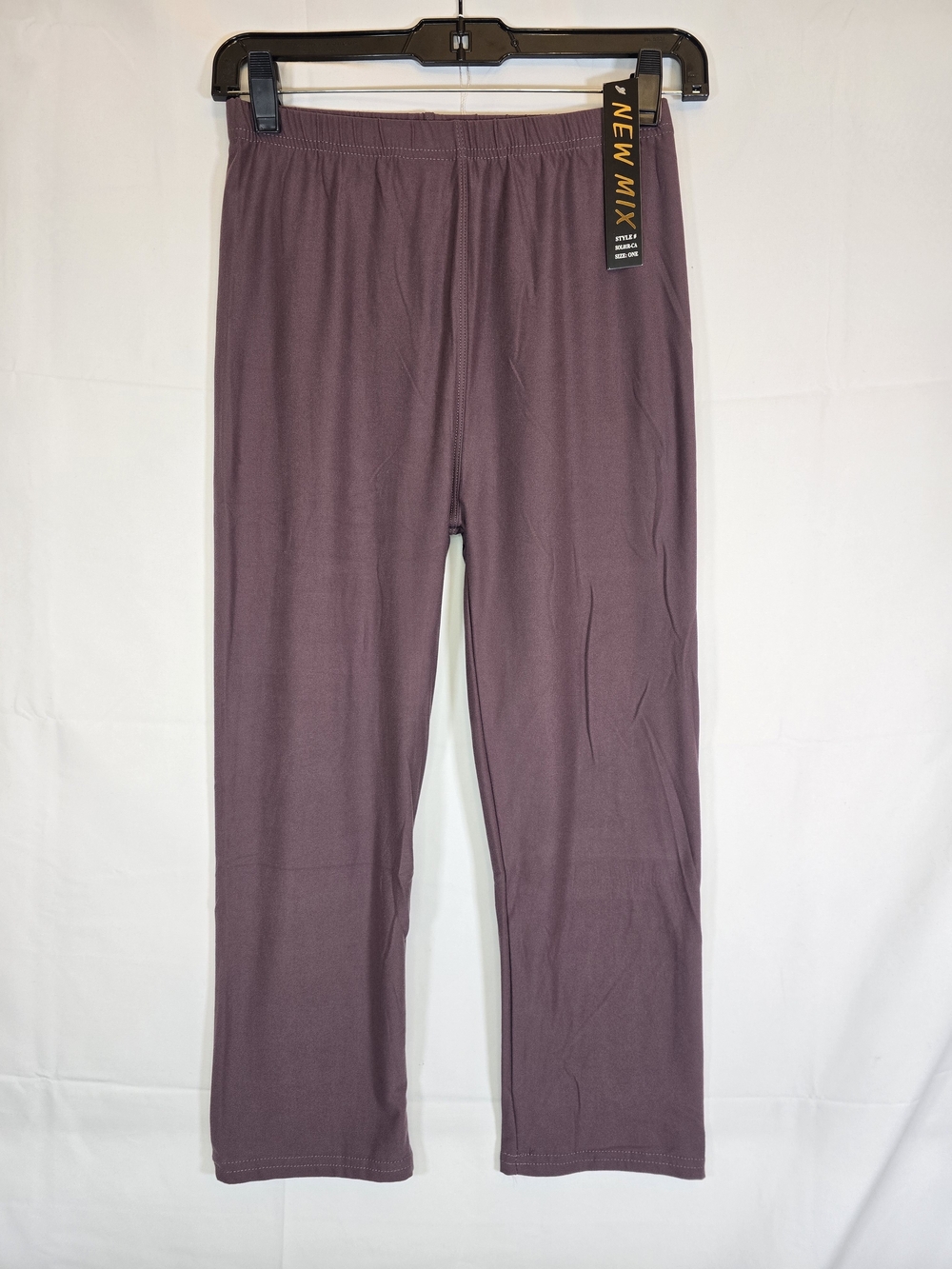 Plum Velvety Soft Capris